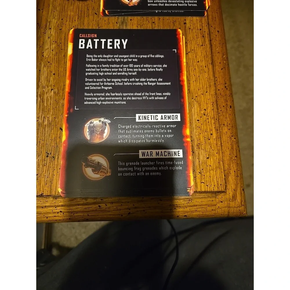 Call of Duty: Black Ops III Specialist Art Card set